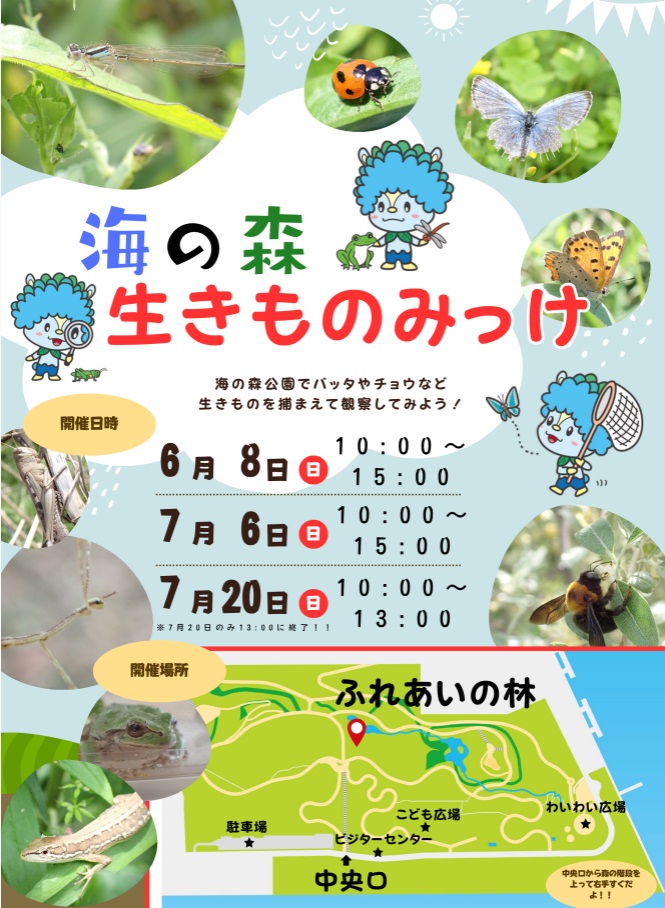海の森　生きものみっけ
