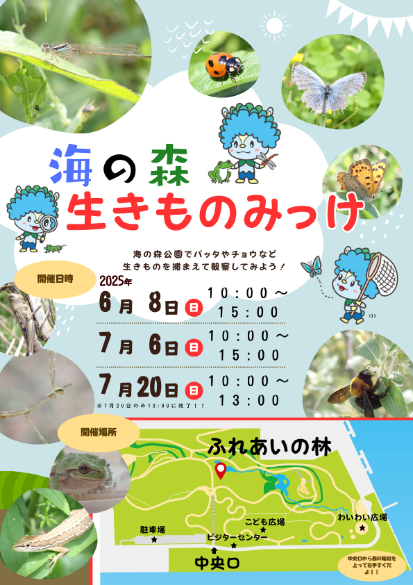 海の森　生きものみっけ