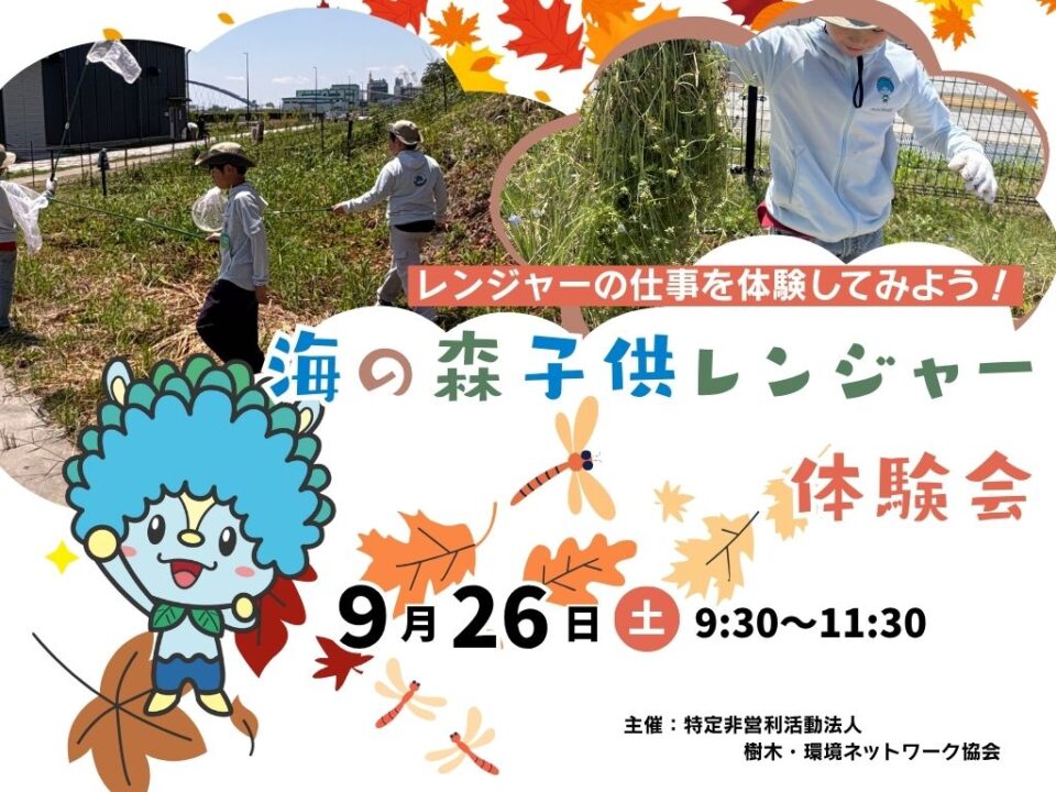 海の森子供レンジャー体験会(9月)